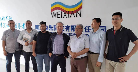 Weixian welcomes the first group of clients from Northwest Africa