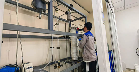Weixian Conducted a Sulfonation Experiment with New Raw Material