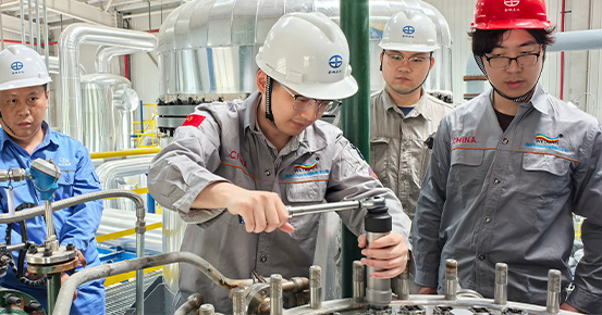 WEIXIAN 5TPH 120-Tube Reactor is Under Comissioning