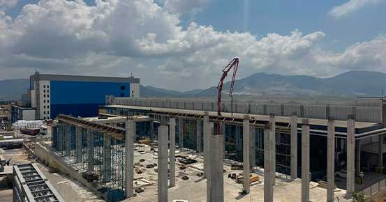 8 TPH Sulphonation Production Line Installation Status Update
