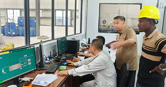 Another 3TPH Sulphonation Plant Comissioned Successfully in East Africa!
